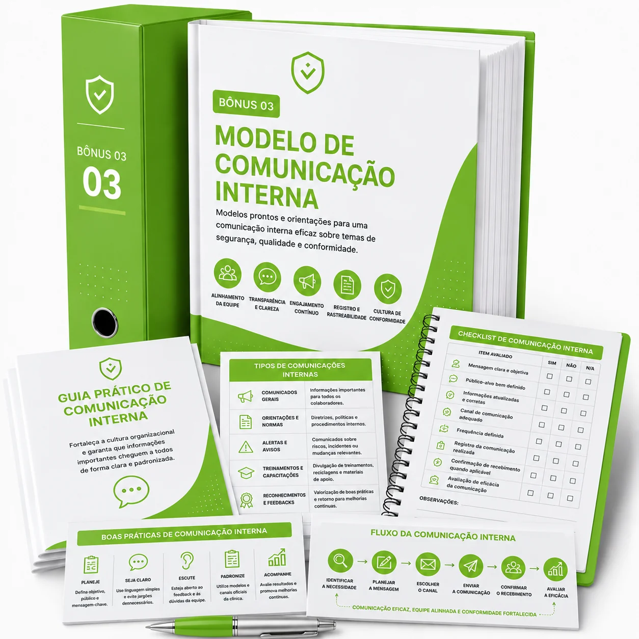 Modelo de Comunicado Interno para a Equipe